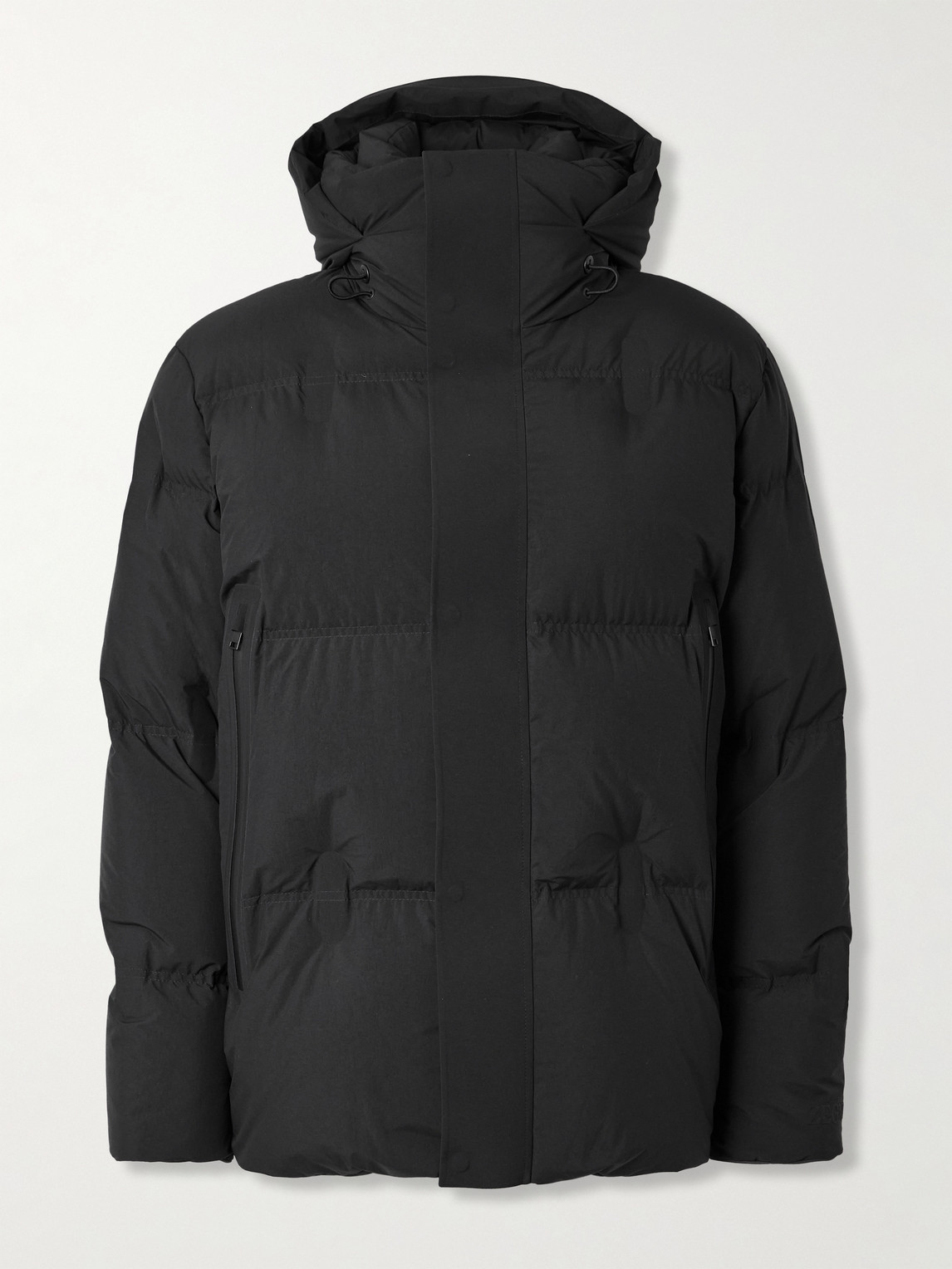 Zegna Quilted Nylon Hooded Down Ski Jacket - Men