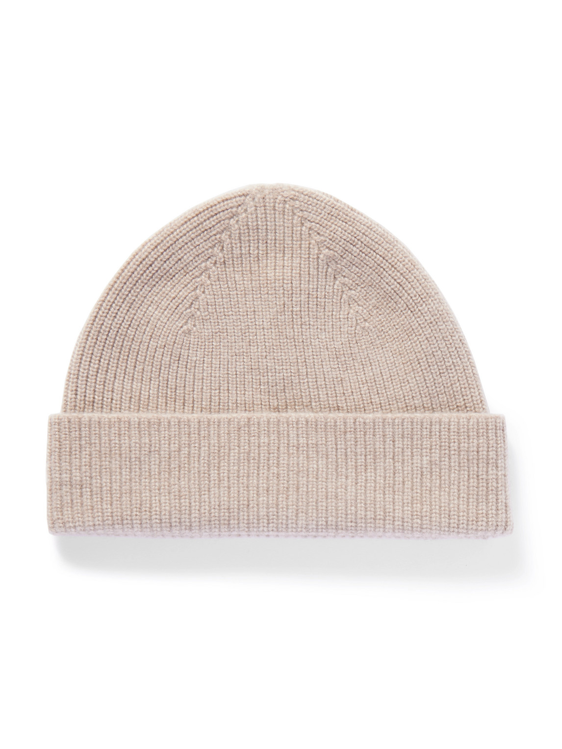 Zegna Ribbed Oasi Cashmere Beanie In Neutrals