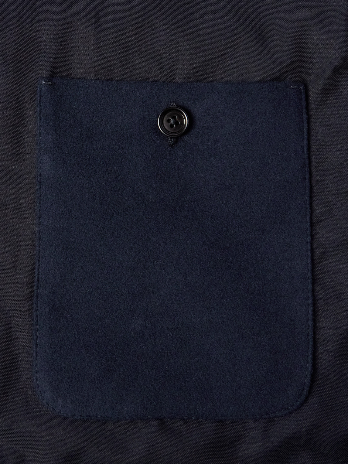 Shop Zegna Cotton And Cashmere-blend Moleskin Jacket In Blue