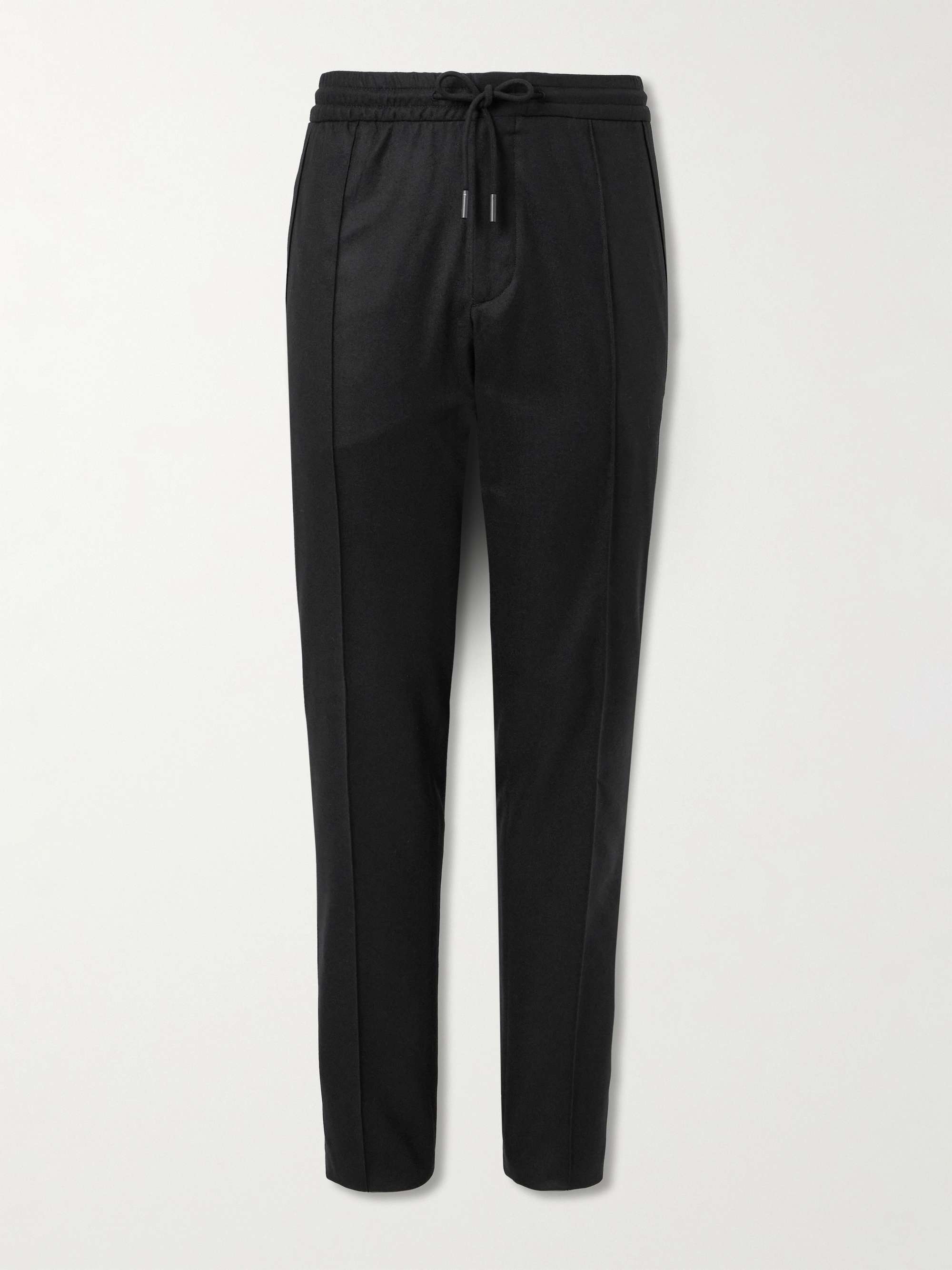 【税込?送料無料】 ZEGNA Straight-Leg Pleated Wool, Silk and Cashmere-Blend パンツ