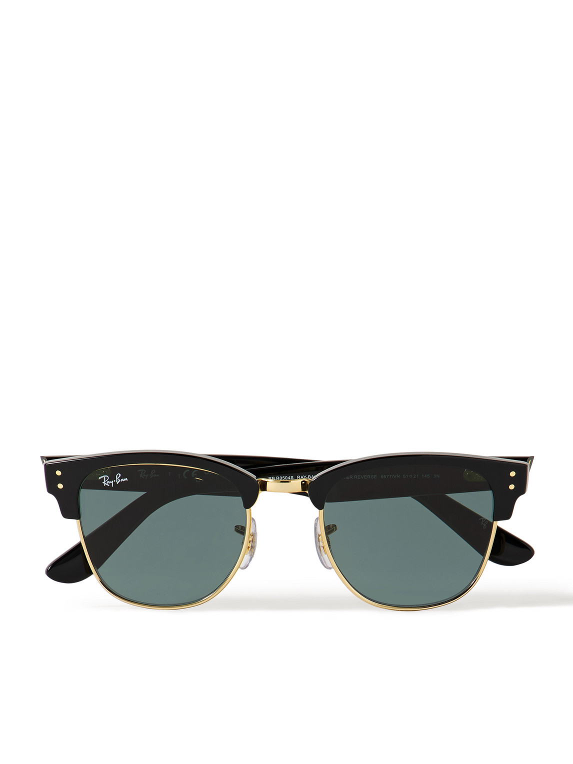 Ray Ban Clubmaster Reverse D-frame Acetate And Gold-tone  display picture 3