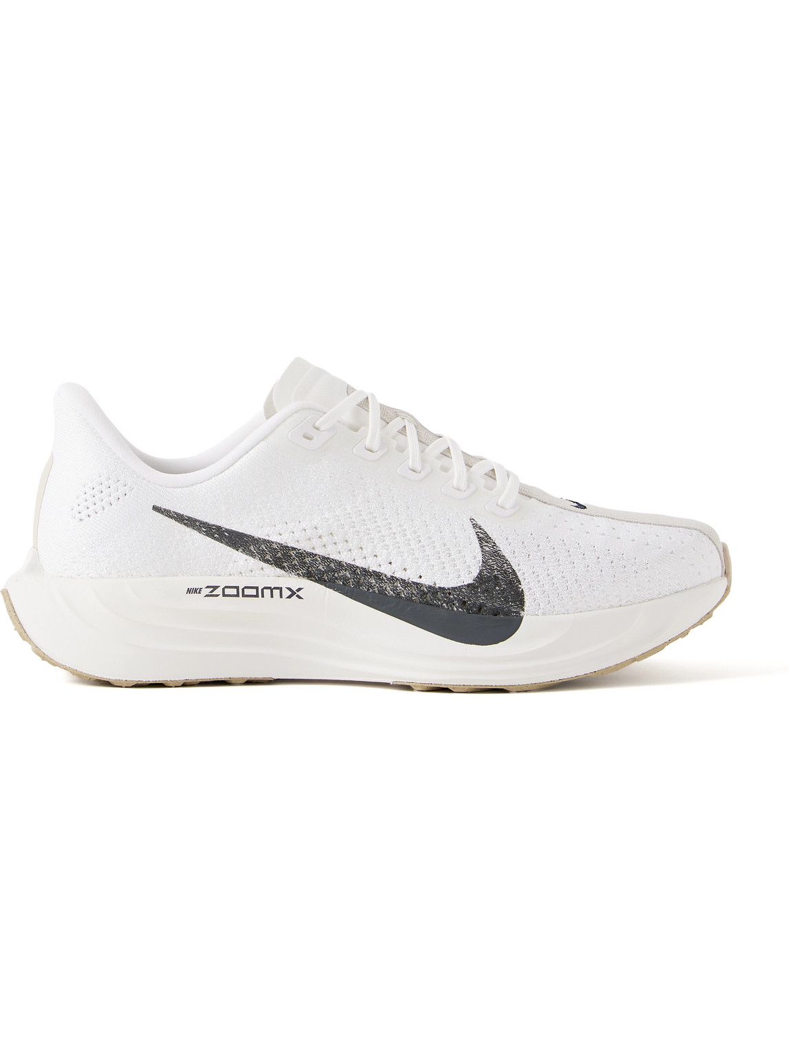Pegasus Plus Canvas-Trimmed Flyknit Sneakers