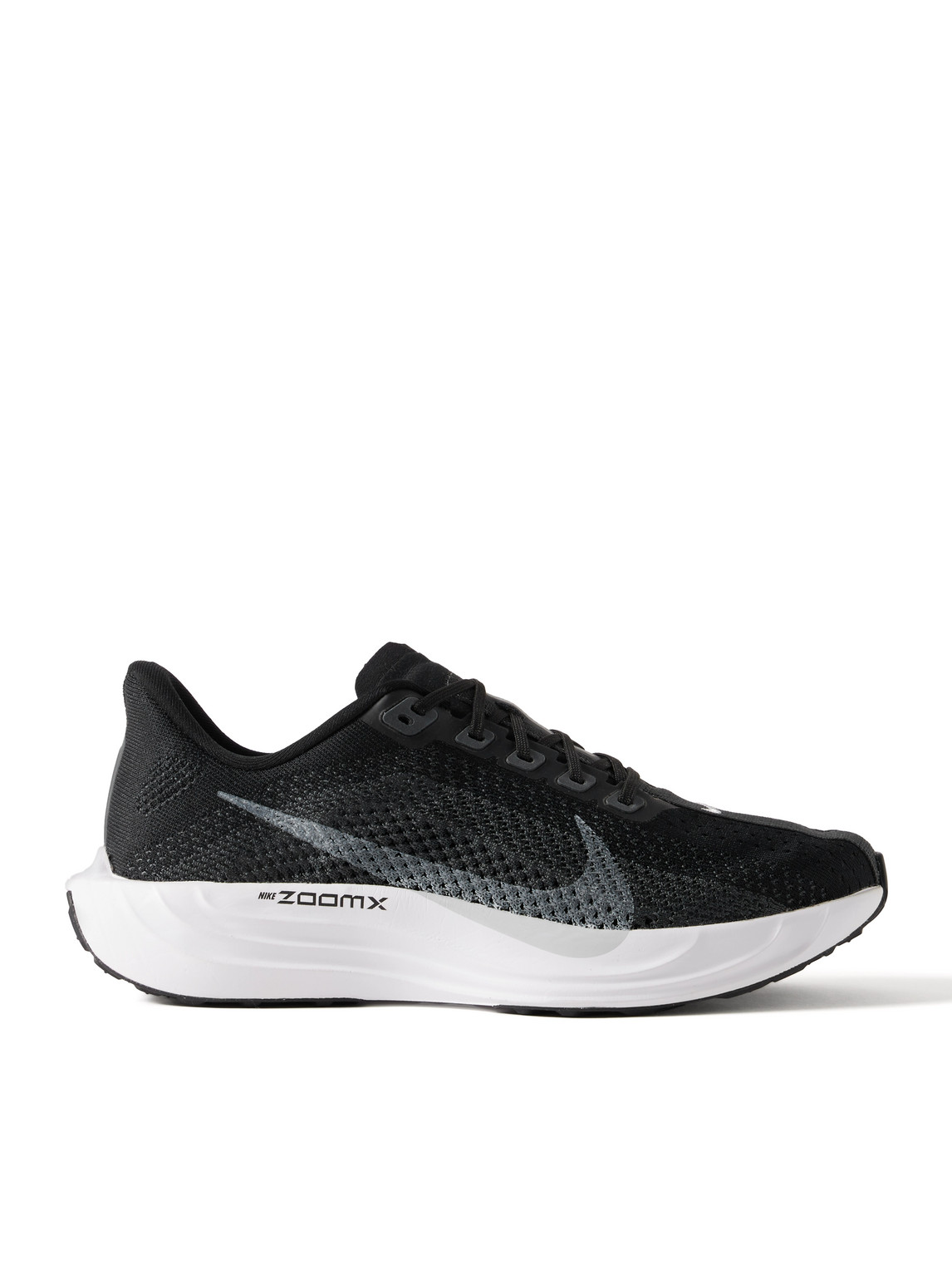 Pegasus Plus Canvas-Trimmed Flyknit Sneakers