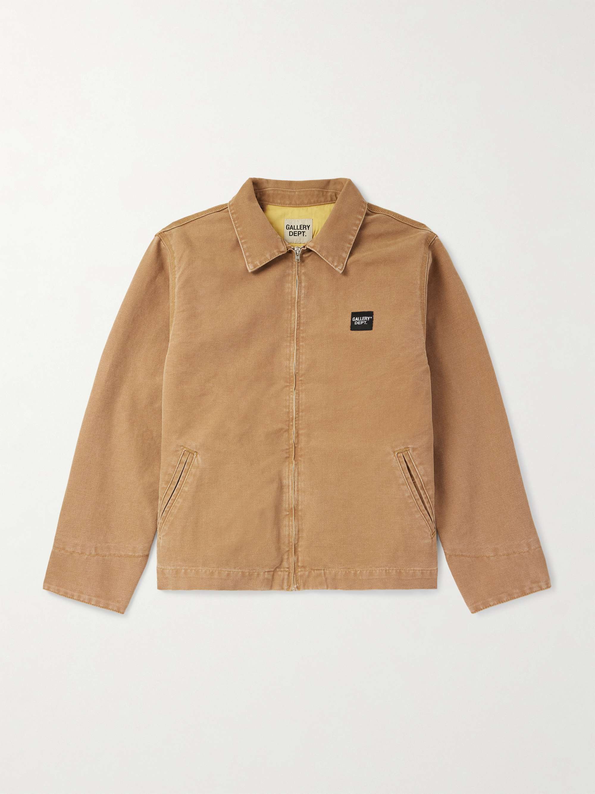 Montecito Logo-Appliquéd Printed Cotton-Canvas Jacket - camel - XXL