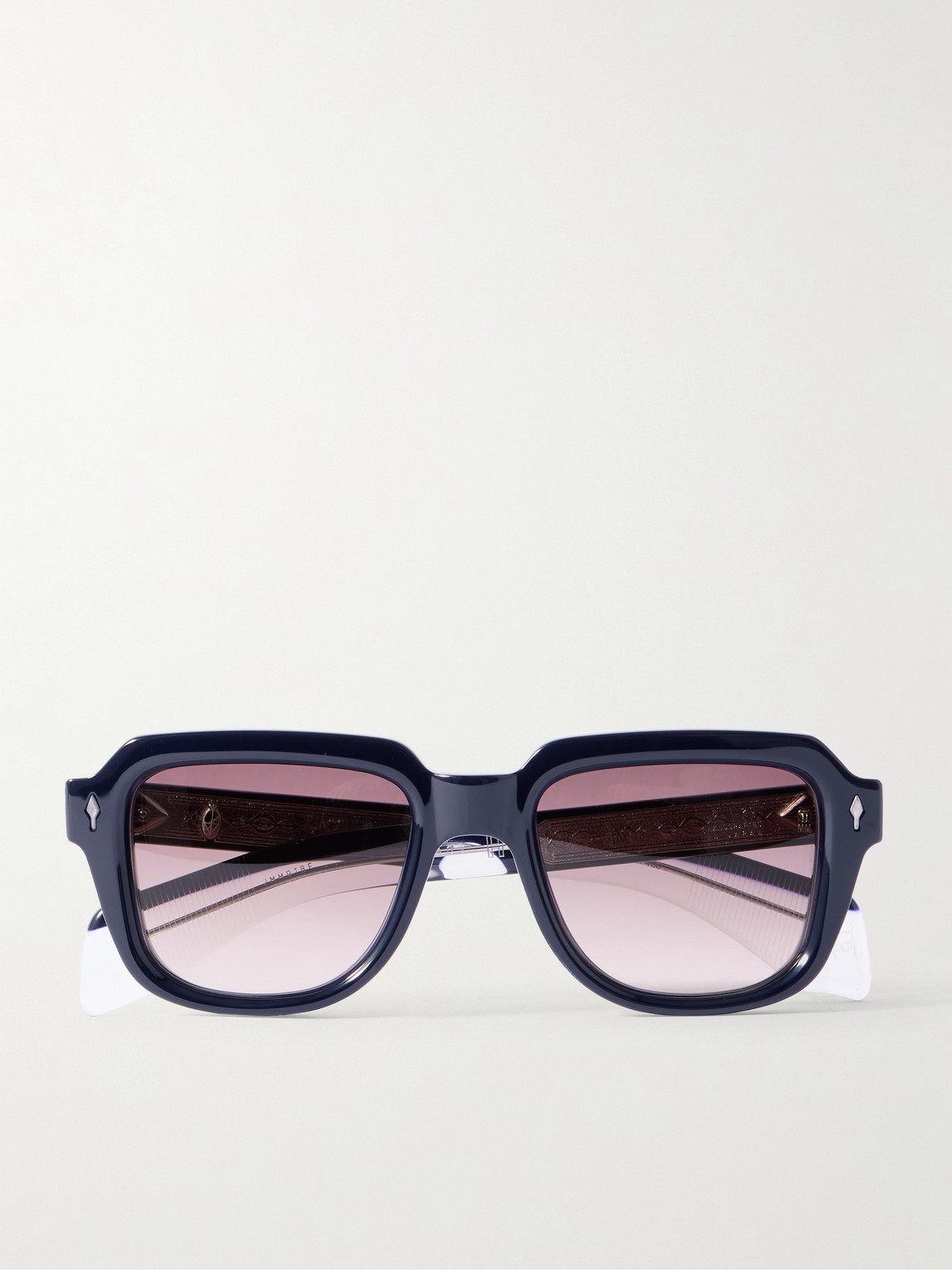 Jacques Marie Mage Taos Square-Frame Acetate Sunglasses - Men