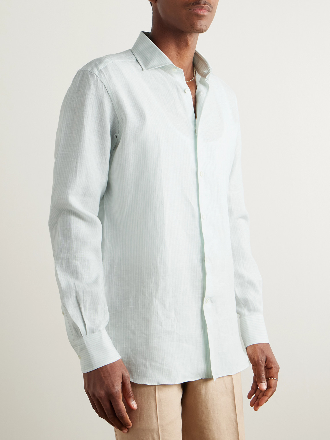 Oasi Striped Linen