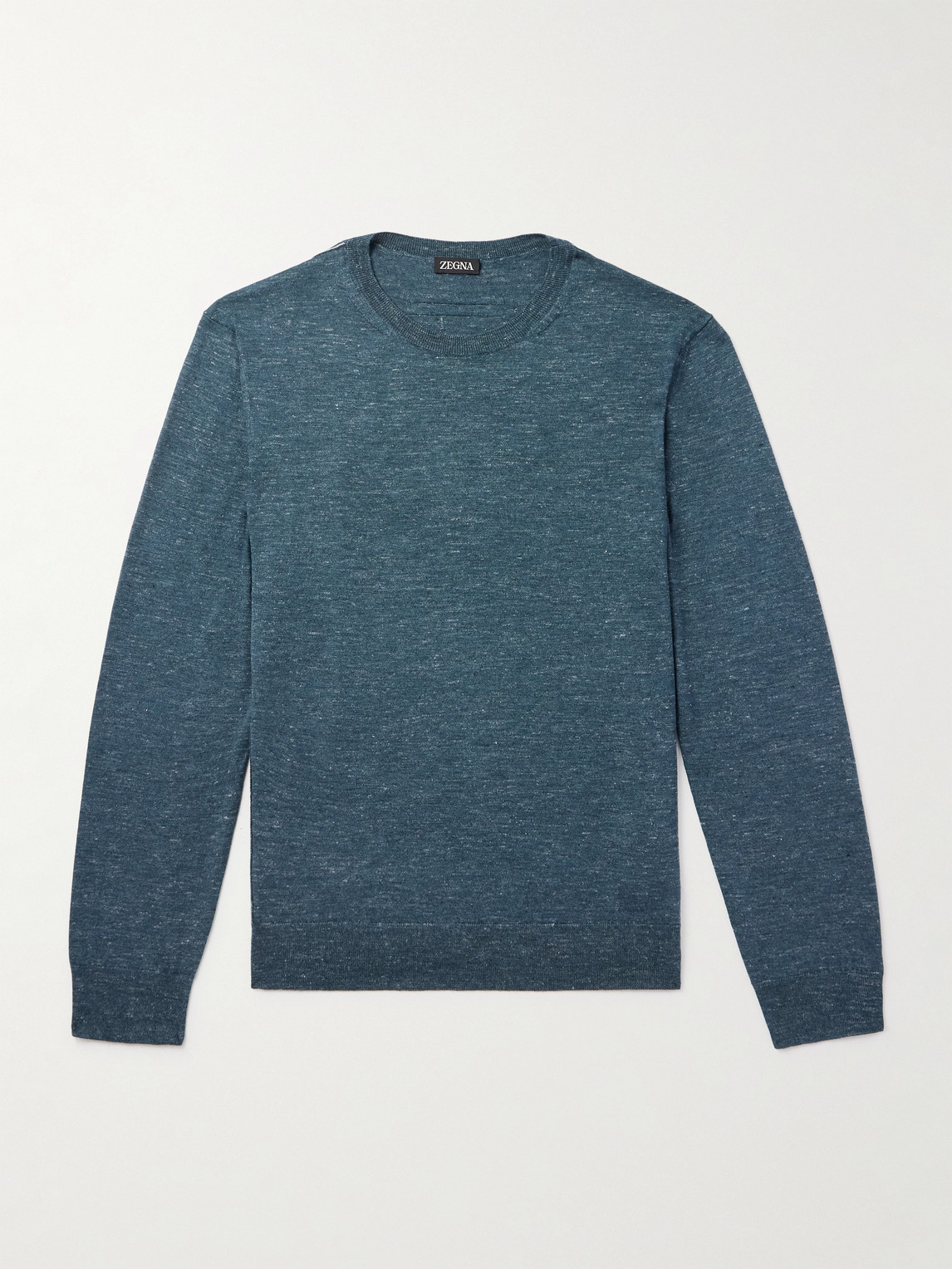 Mulberry Silk, Cashmere and Linen-Blend Sweater