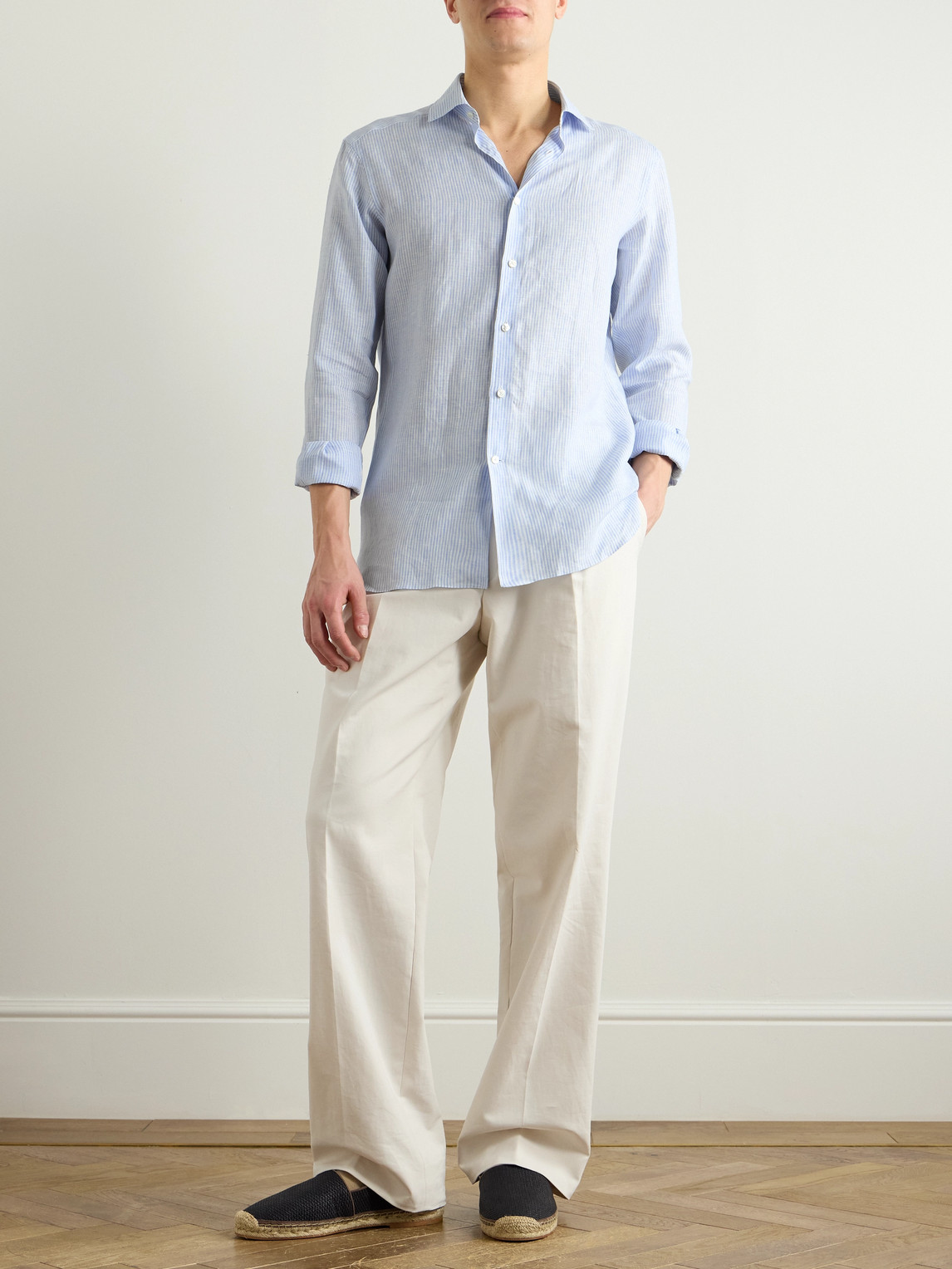 Oasi Striped Linen Shirt — 2