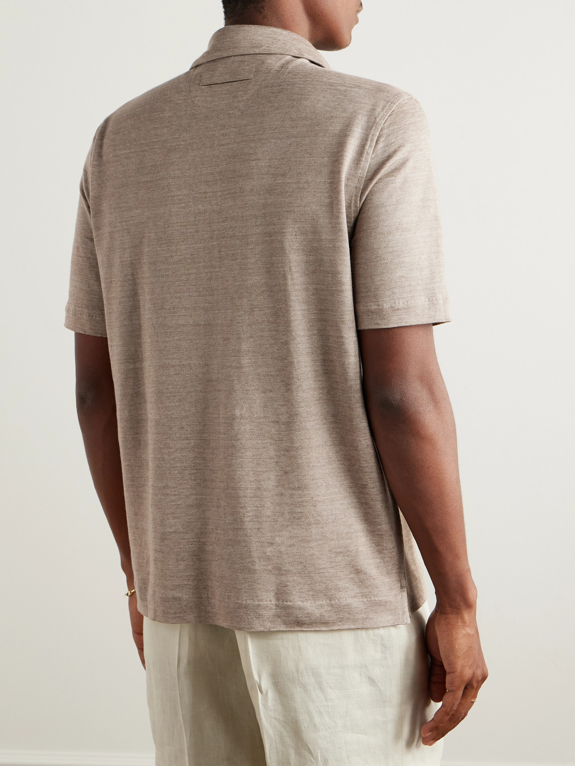Linen Polo Shirt