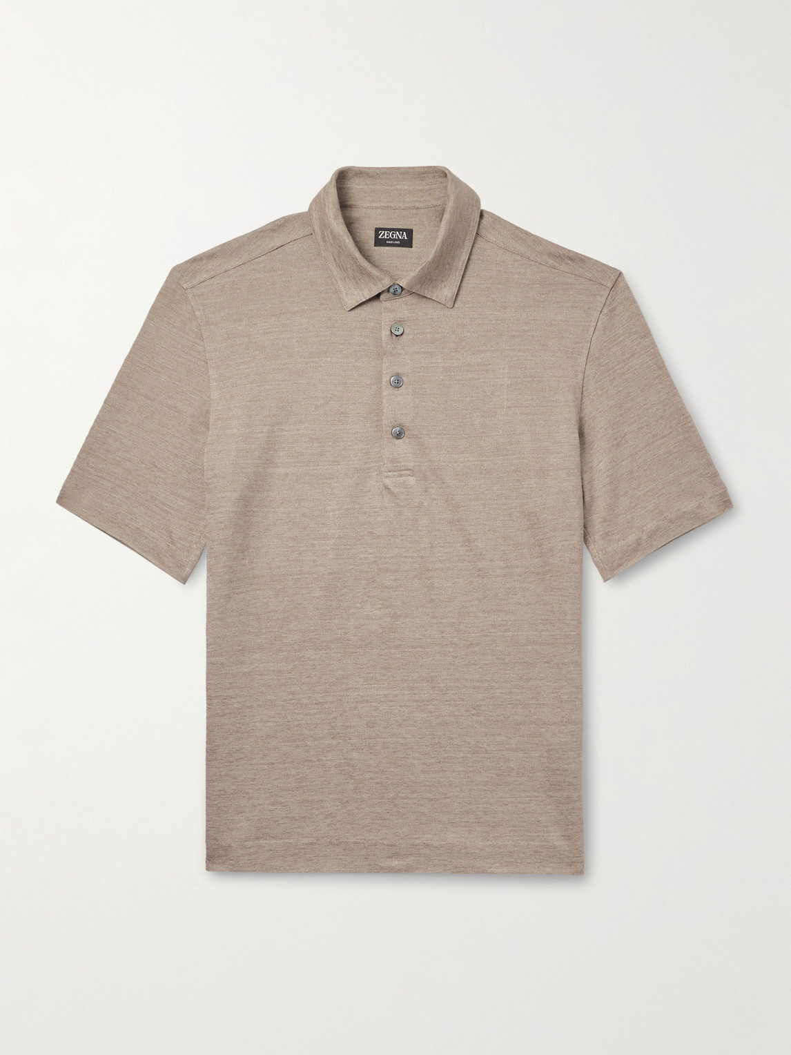 Zegna Linen Polo Shirt - Men