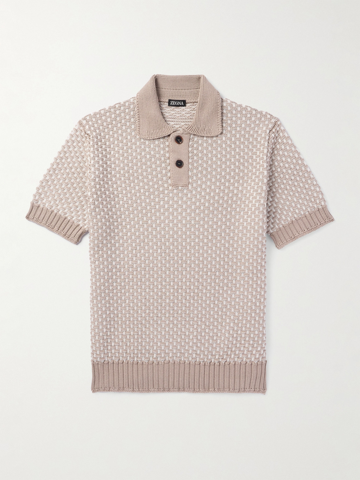 Zegna Silk, Cotton and Linen-Blend Polo Shirt - Men