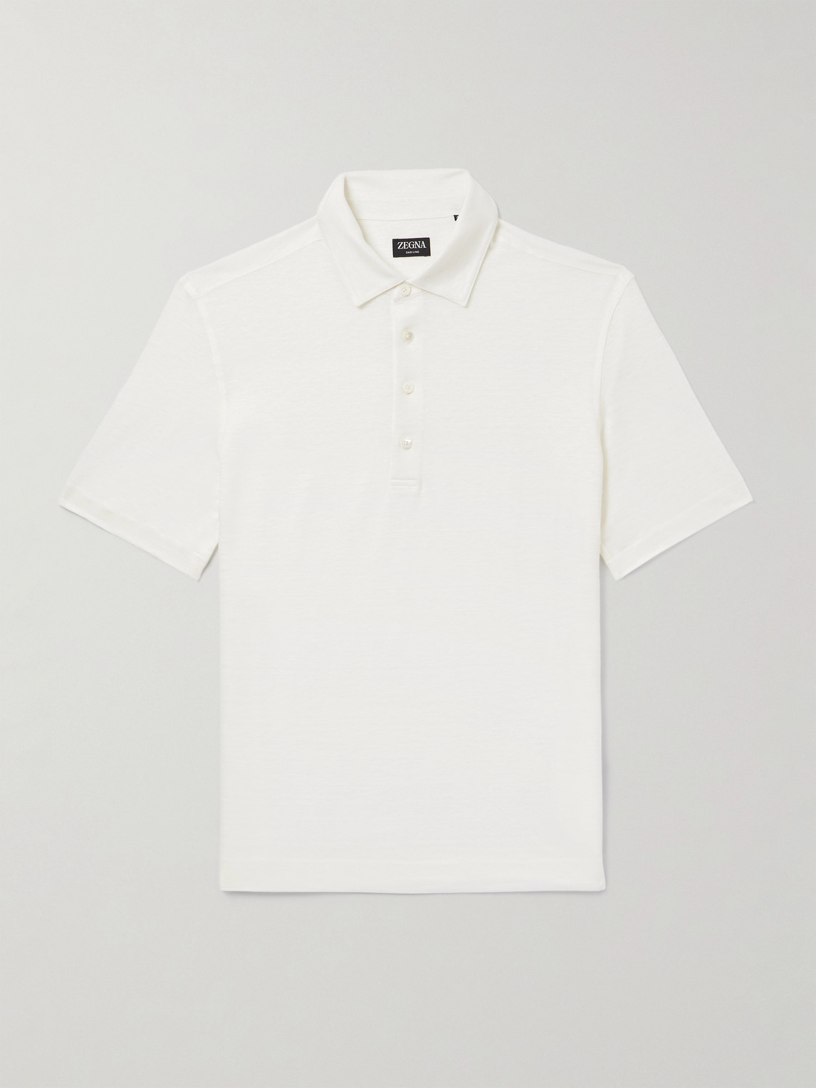 Zegna Oasi Linen Polo Shirt - Men