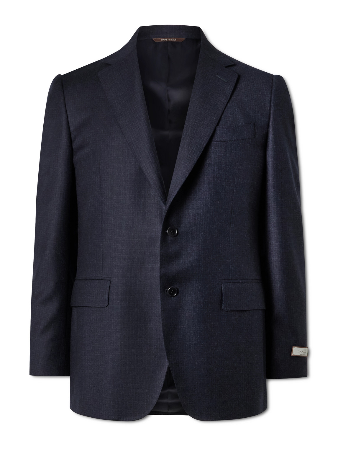 Checked Wool Suit Jacket