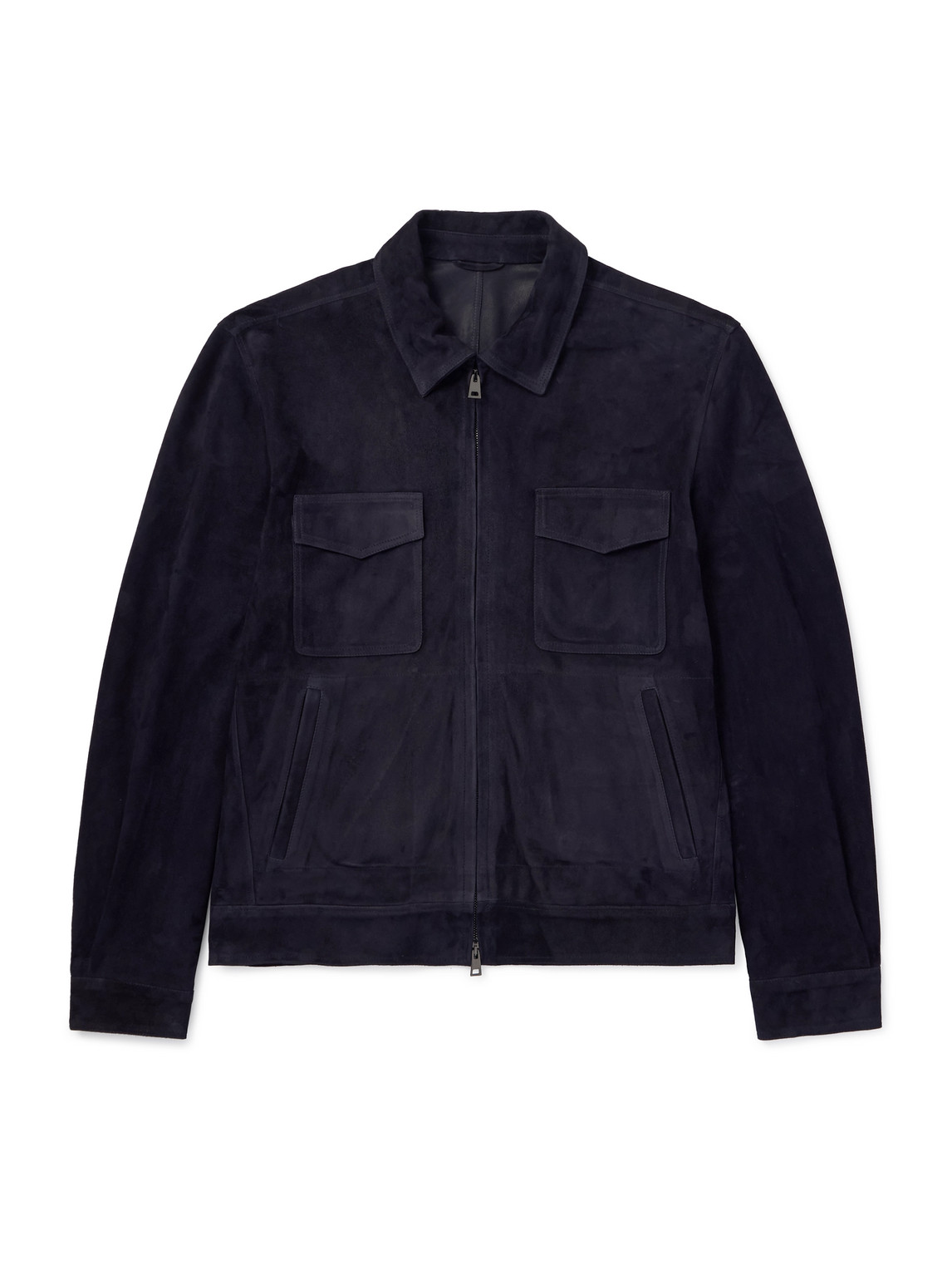 Suede Bomber Jacket