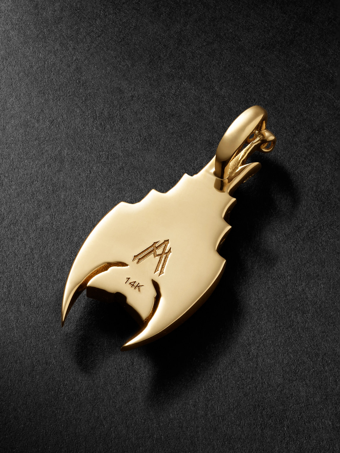 Alex Moss New York Cave Dweller 14-karat Gold, Diamond And Ruby Pendant In Gold