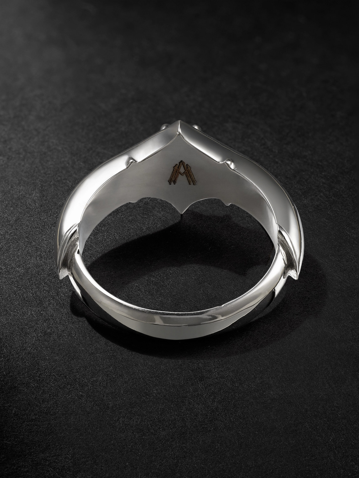 Alex Moss New York Saber 14-karat White Gold Ruby Ring In Red