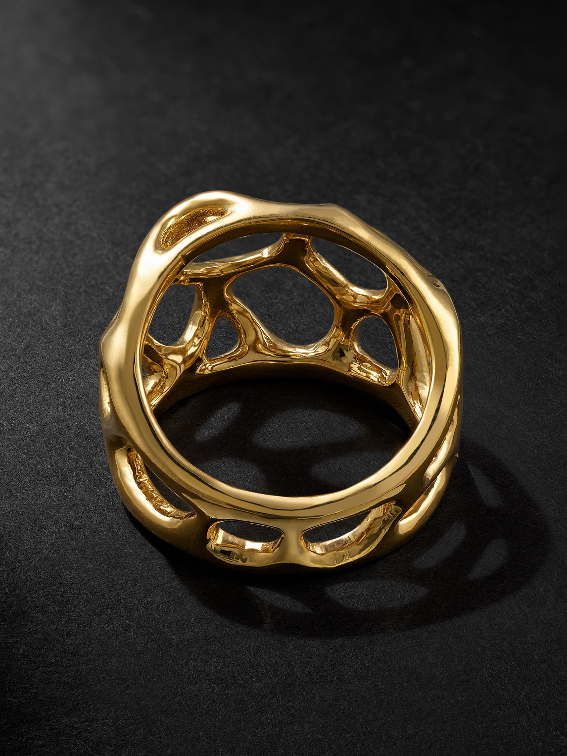 Alex Moss New York Symbiote 14-karat Gold Ring In Gold
