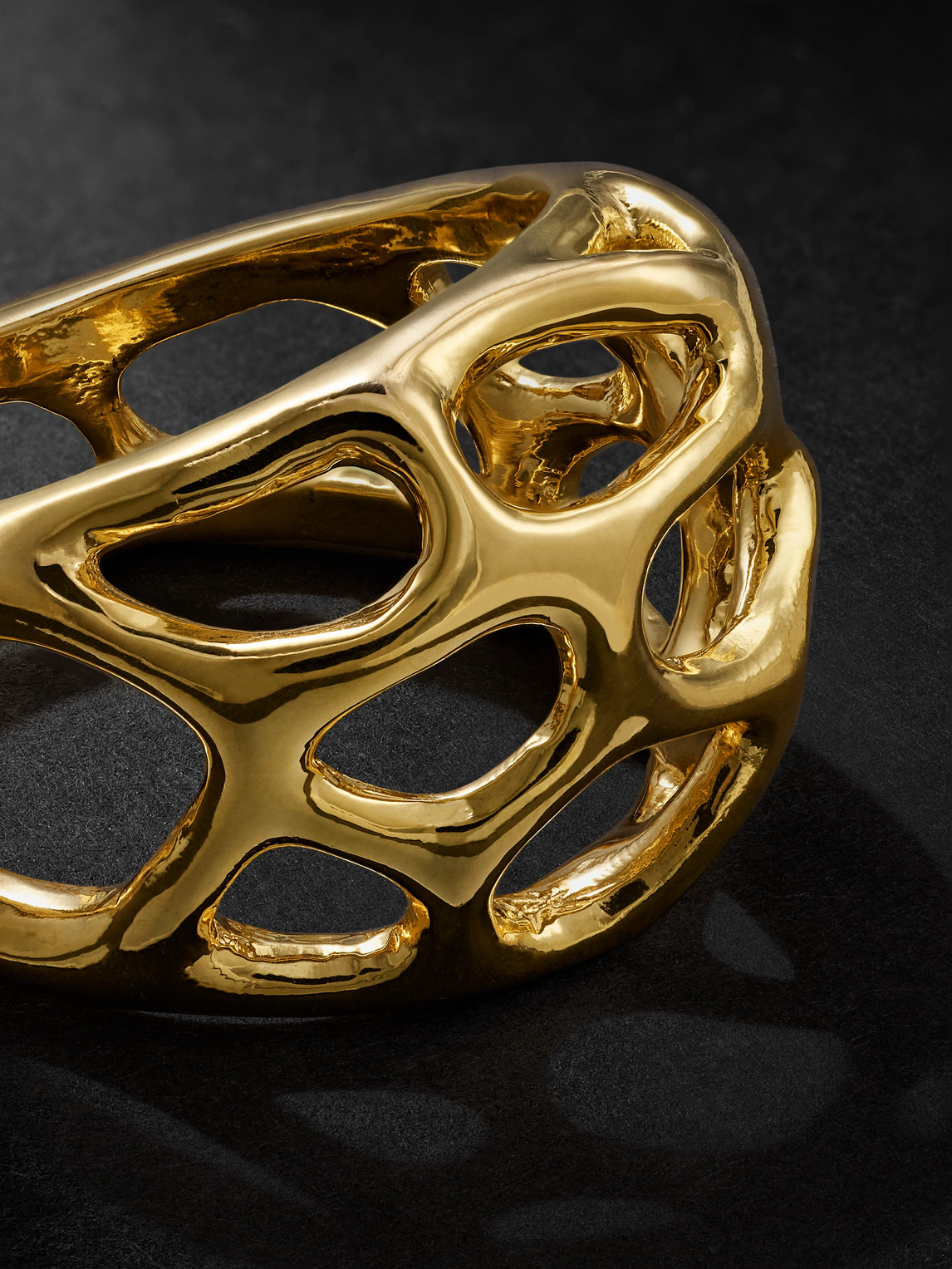 Alex Moss New York Symbiote 14-karat Gold Ring In Gold