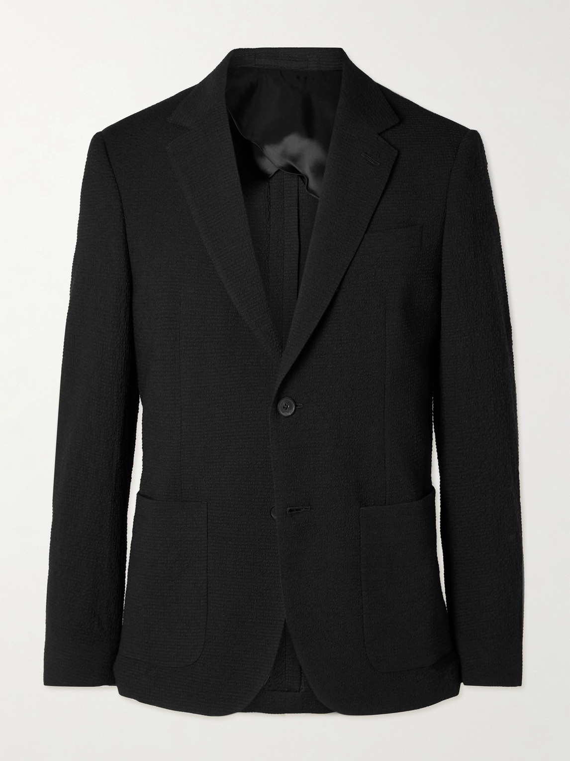 MR P. Wool-Blend Seersucker Blazer - Men
