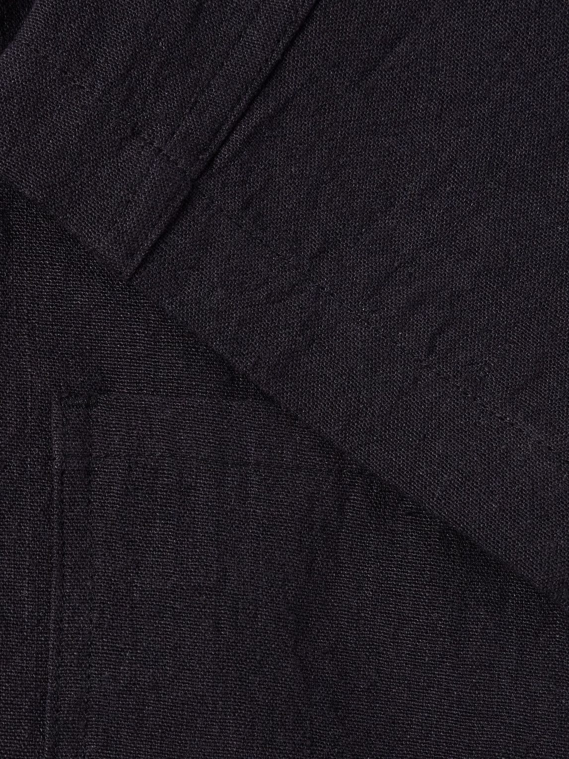MONITALY LINEN AND COTTON-BLEND SUIT JACKET