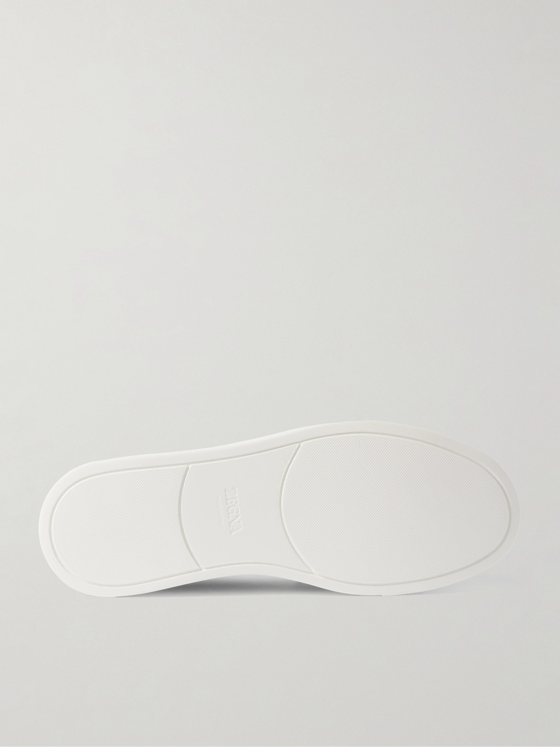 Shop Zegna Triple Stitch™ Secondskin Leather Slip-on Sneakers In Neutrals