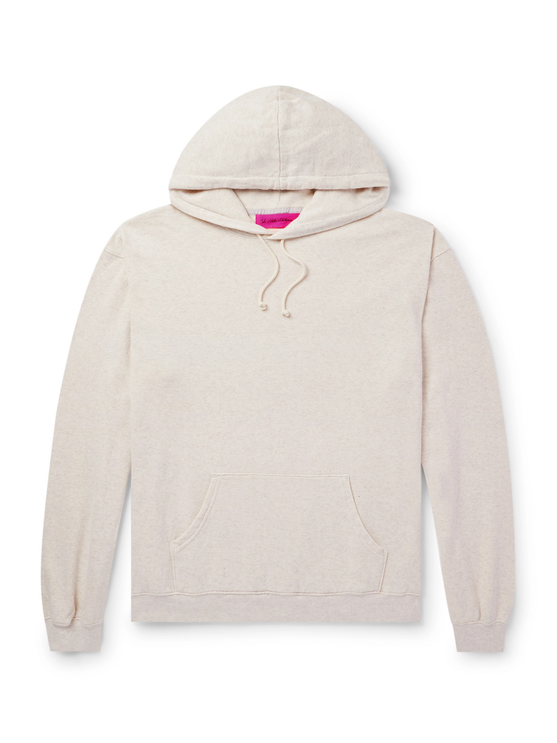 The Elder Statesman Daily Cotton And Cashmere-blend Hoodie In Neutrals