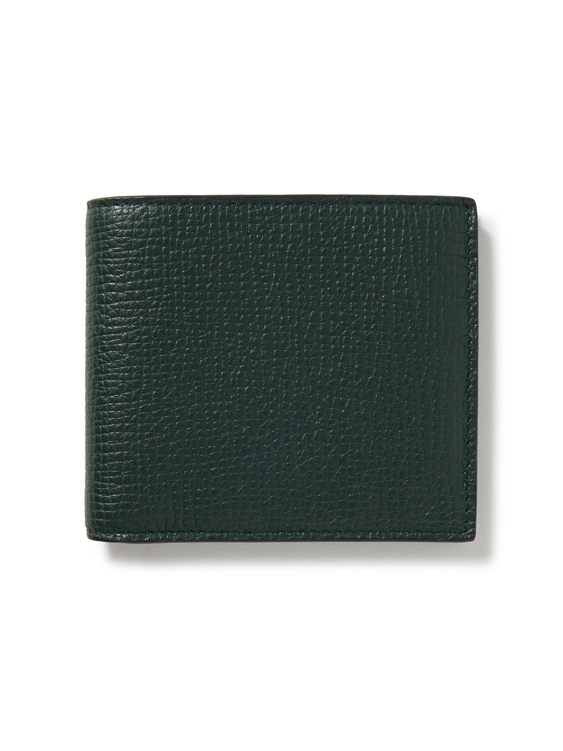 Smythson Ludlow Full-grain Leather Billfold Wallet In Green