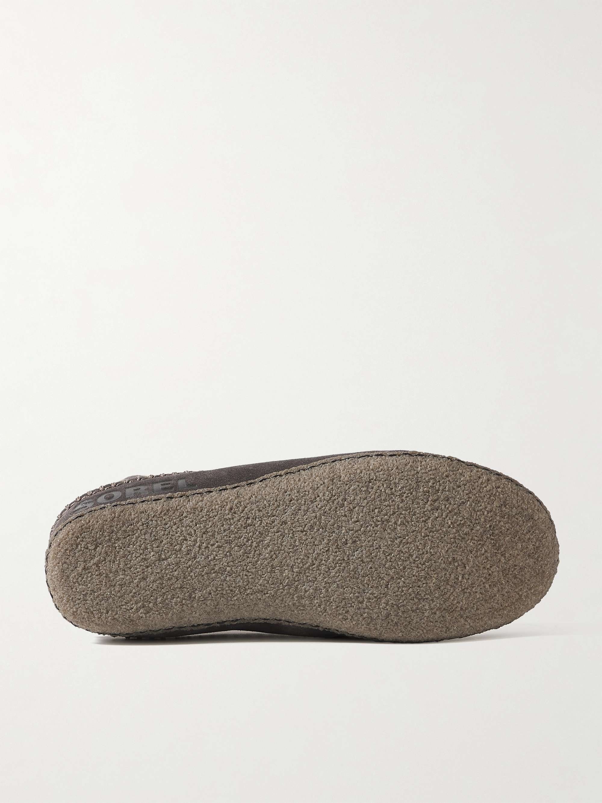 SOREL Manawan™ II Faux Shearling-Lined Suede Slippers