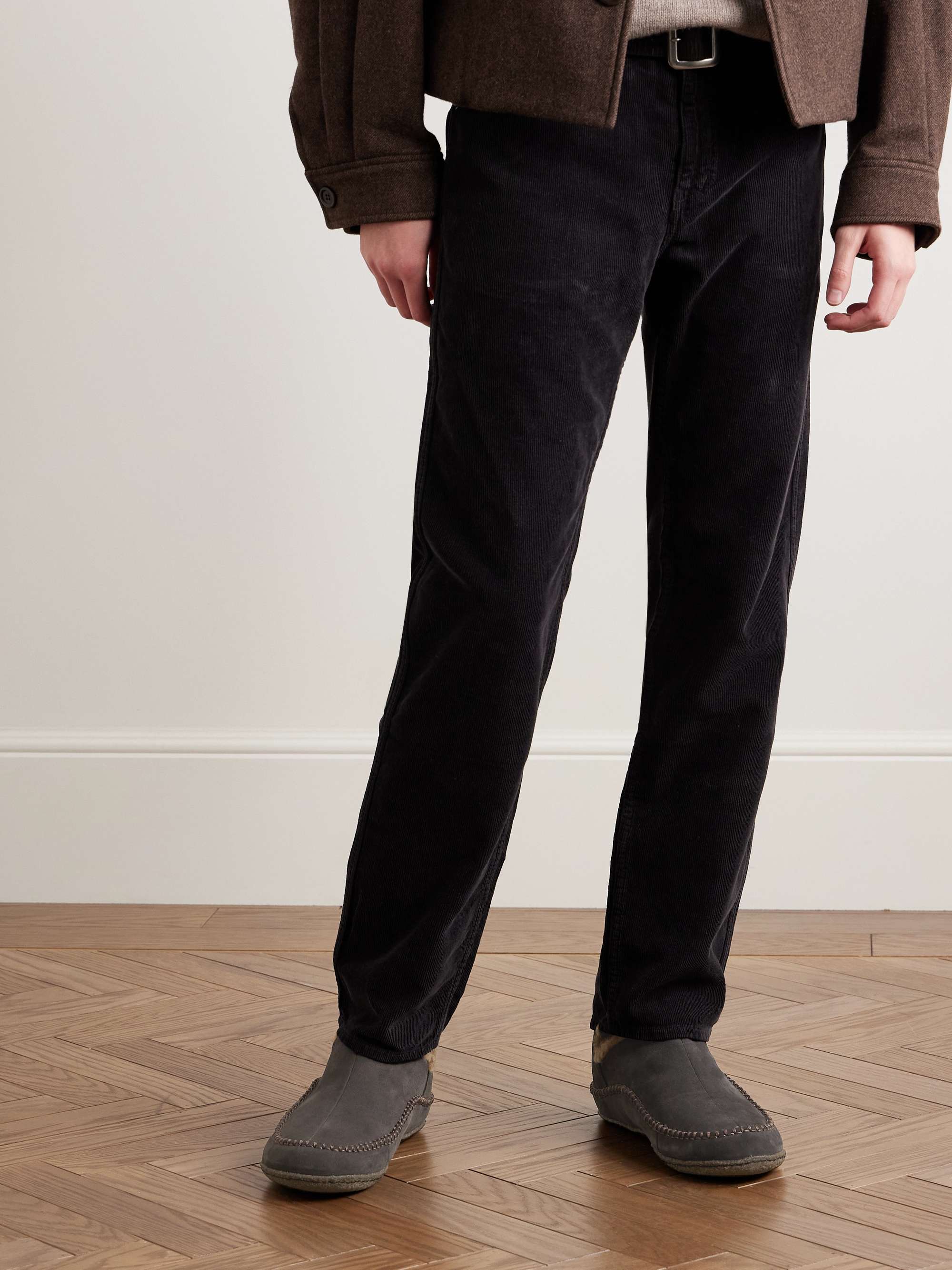 SOREL Manawan™ II Faux Shearling-Lined Suede Slippers