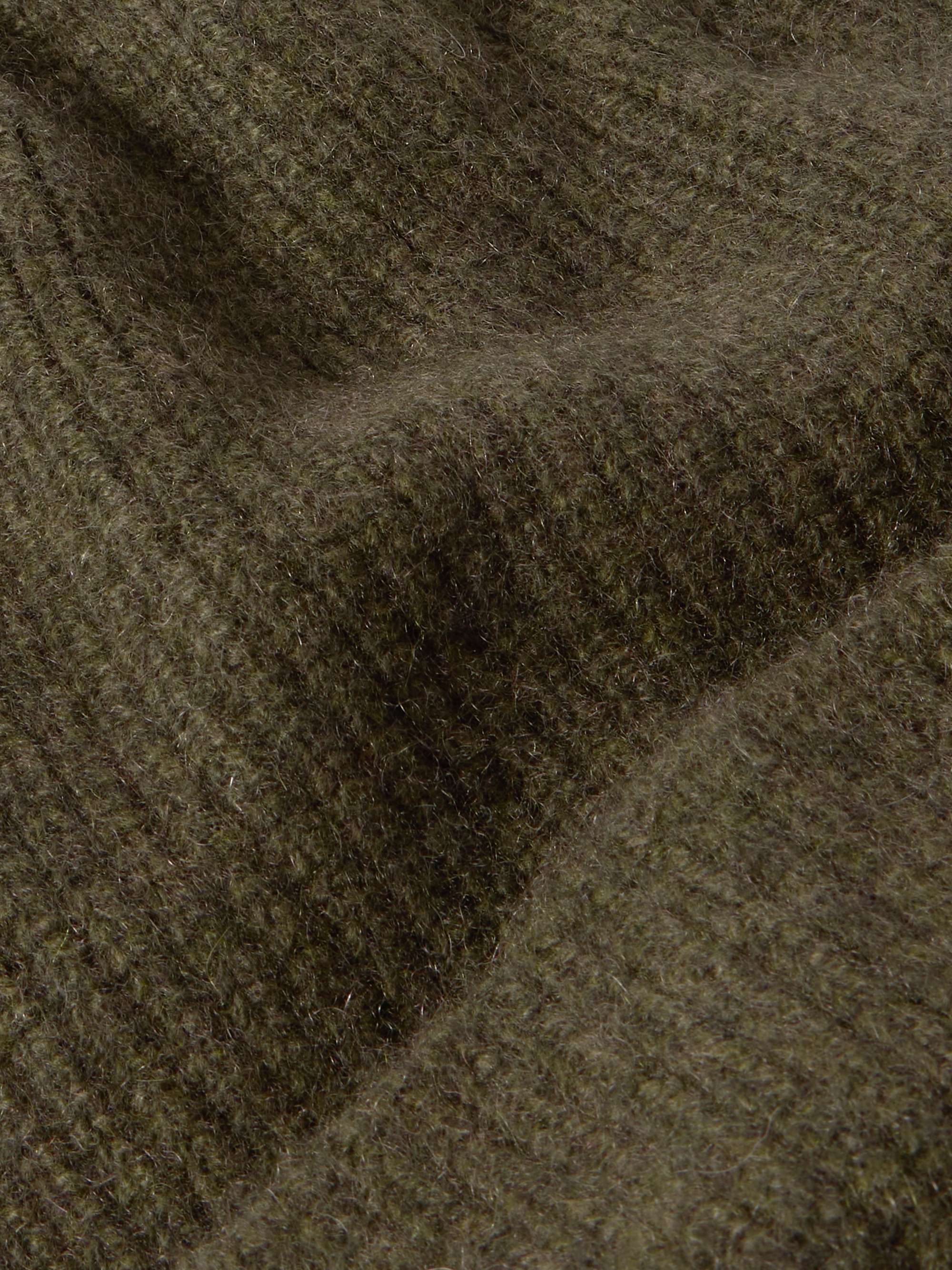 THE ELDER STATESMAN Watchman Ribbed Cashmere Beanie