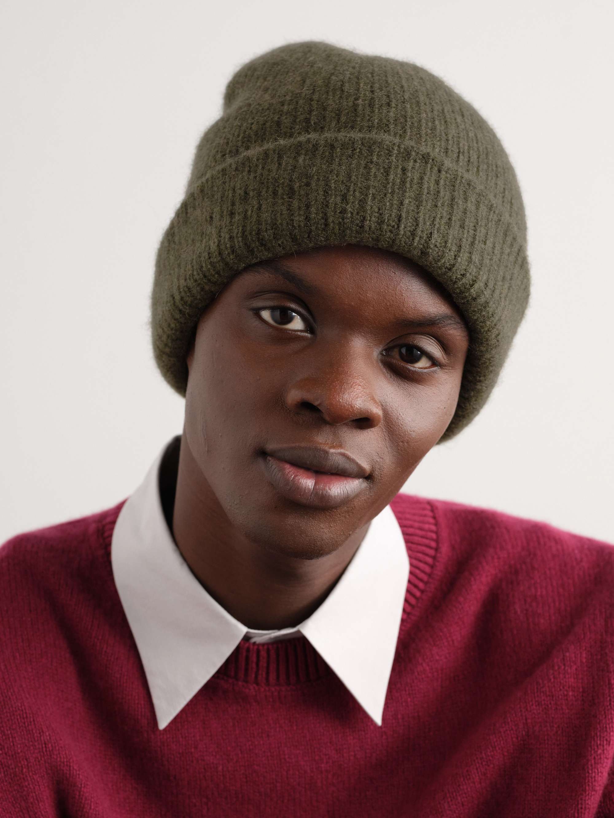 THE ELDER STATESMAN Watchman Ribbed Cashmere Beanie