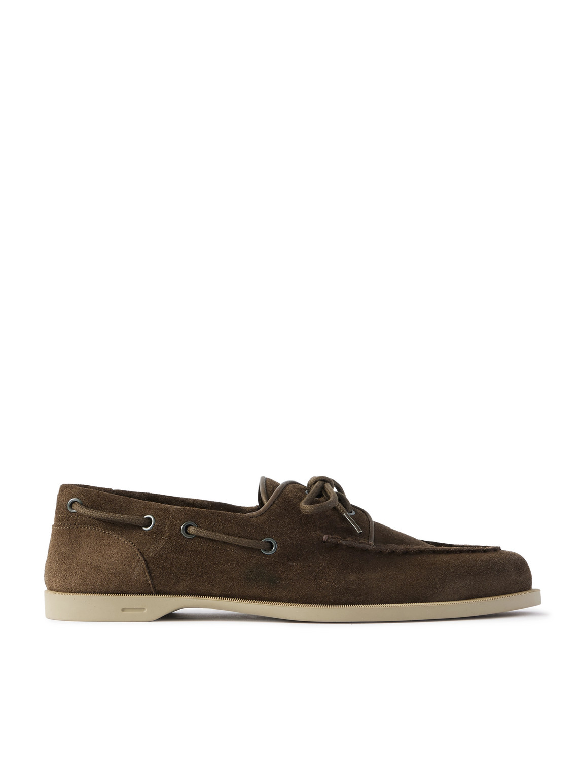 Foil Suede Boat Shoes