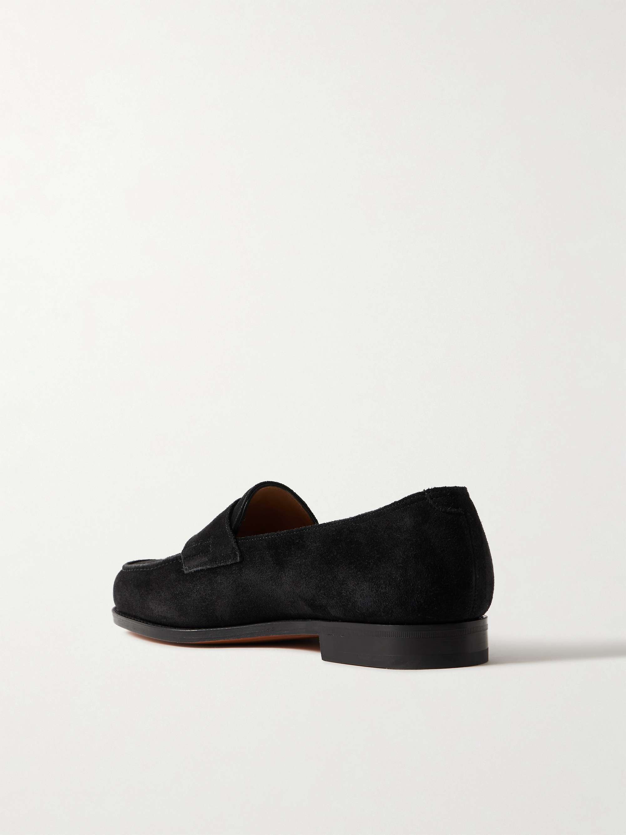 JOHN LOBB Lopez Suede Penny Loafers