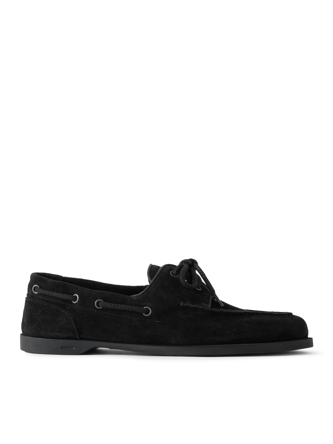 Foil Suede Boat Shoes