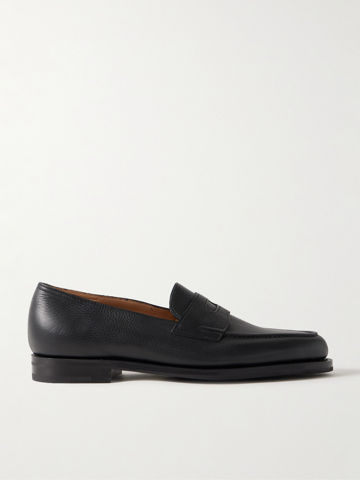 John Lobb Lopez Full-Grain Leather Penny Loafers - Men