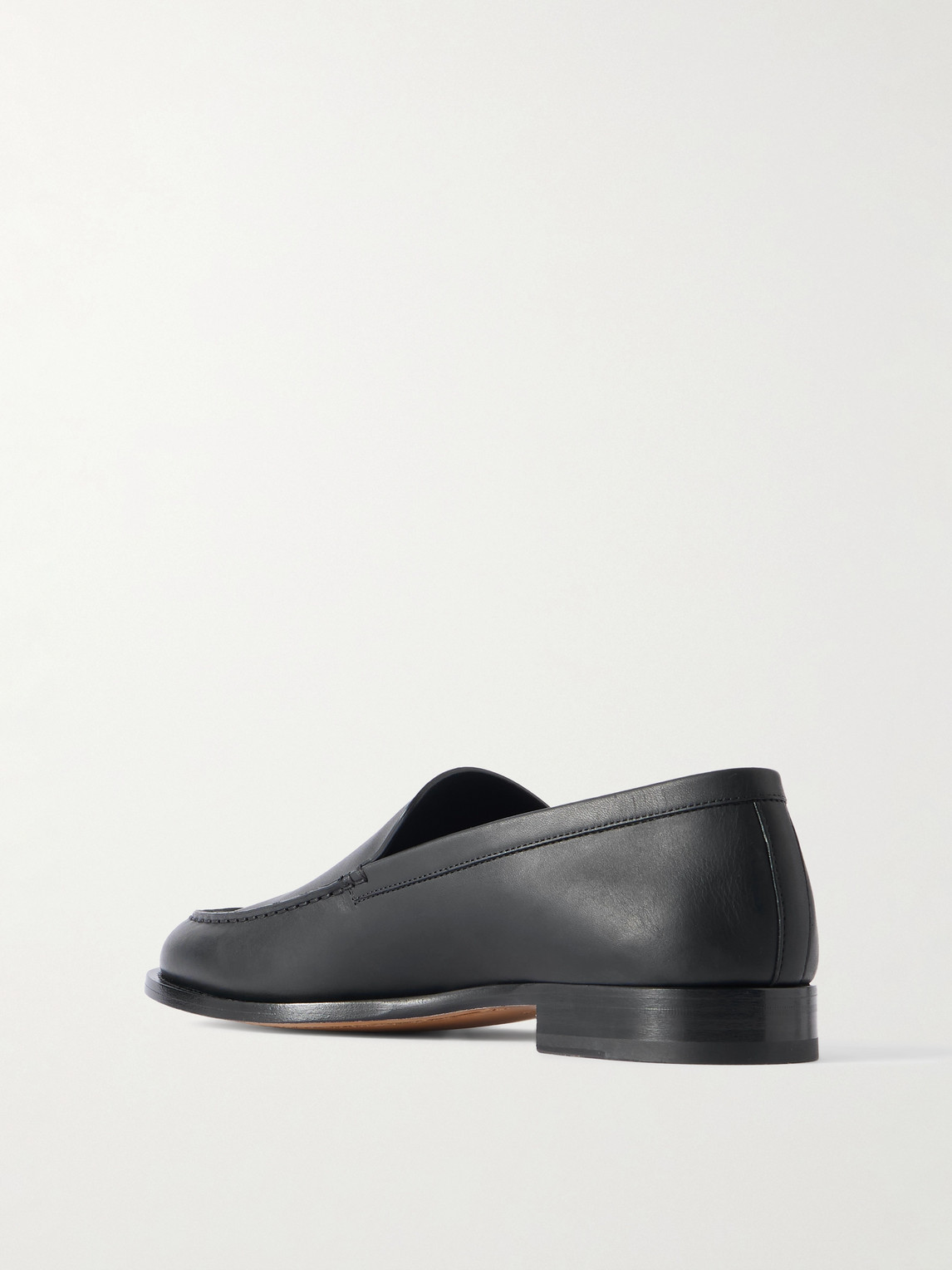 The Row Lars Leather Loafers