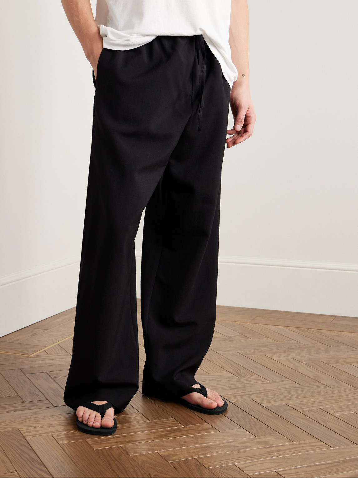 THE ROW DUNE GROSGRAIN FLIP FLOPS