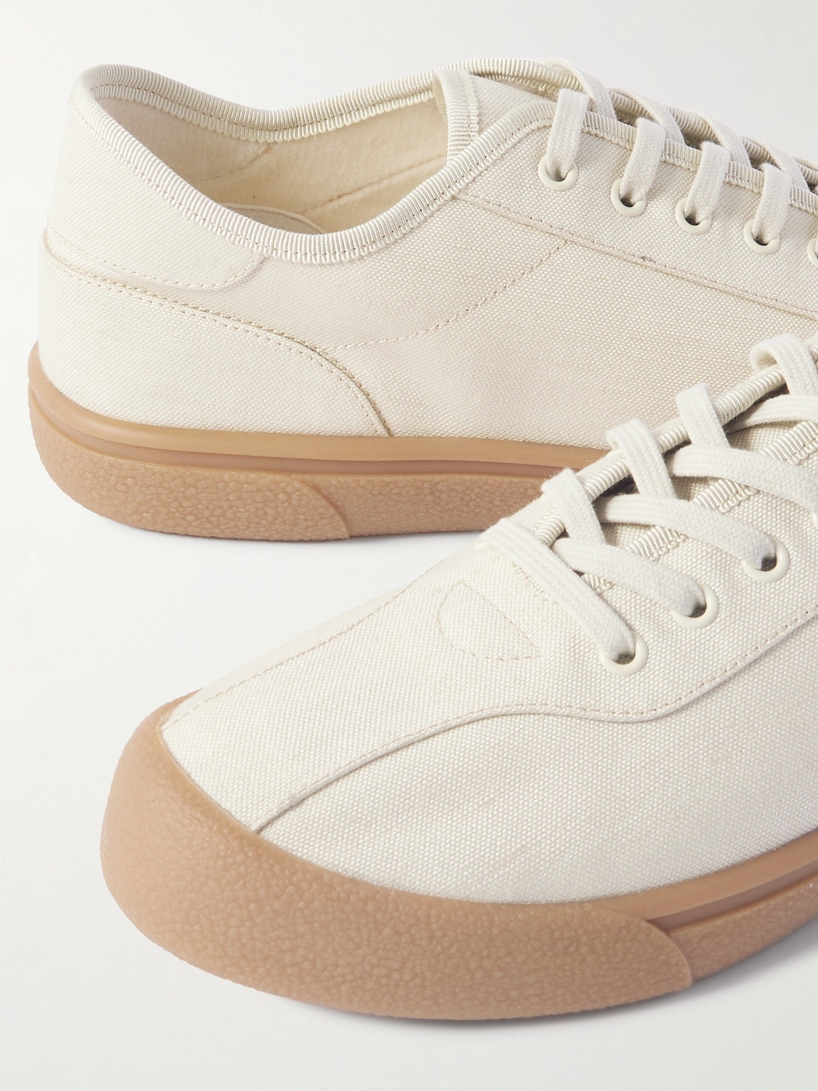 The Row Grosgrain-trimmed Canvas Sneakers In Multi