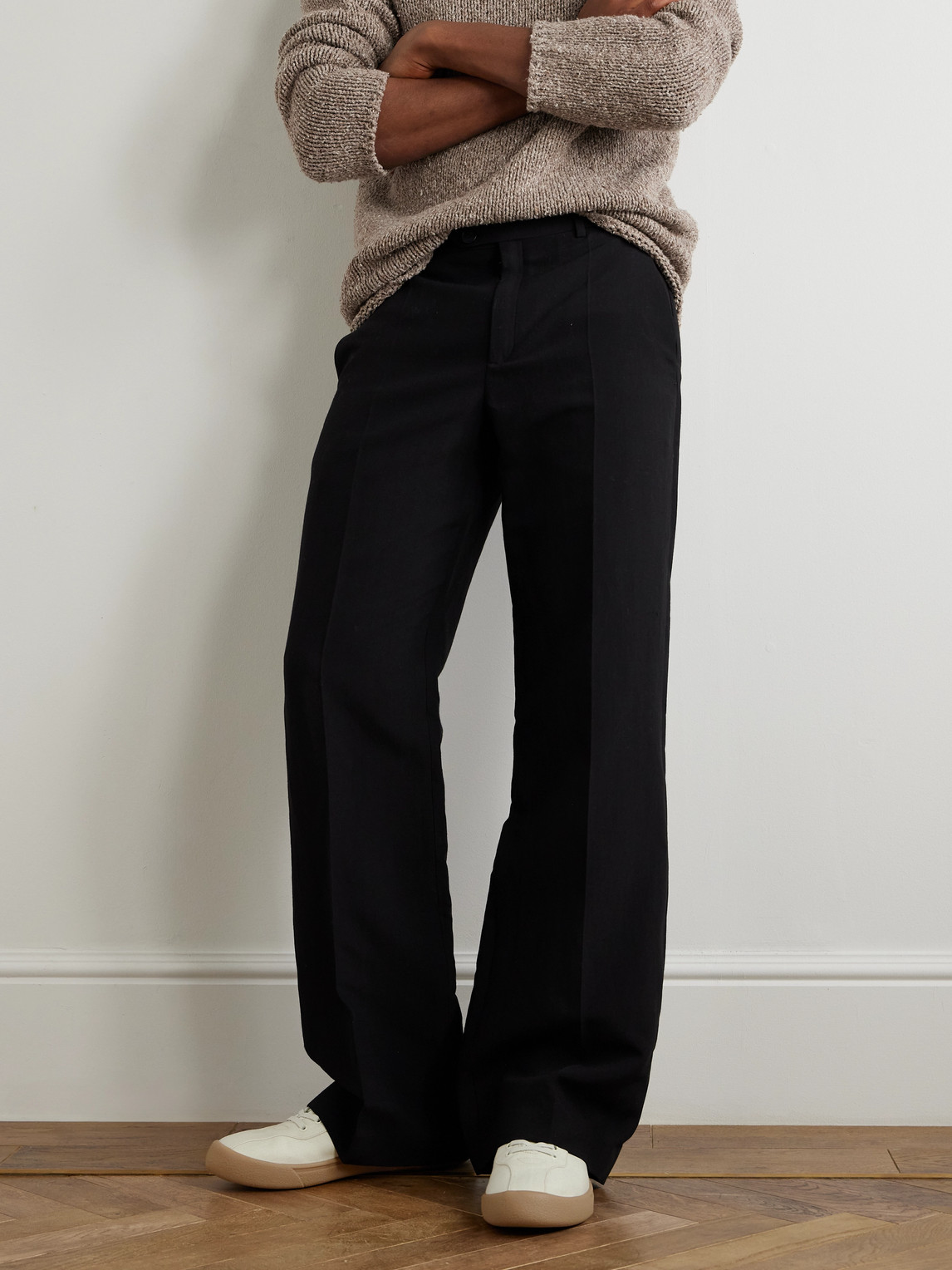 The Row Grosgrain-trimmed Canvas Sneakers In Multi
