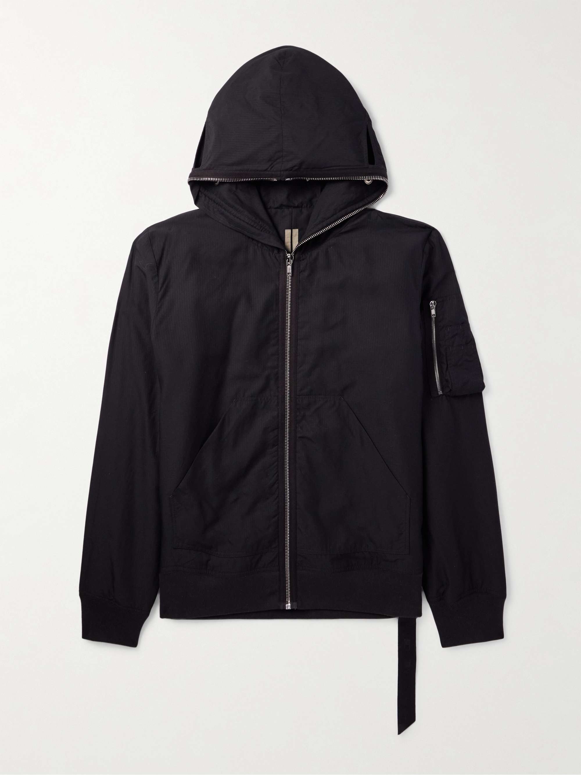 RICK OWENS DRKSHDW - BLACK HOODED BOMBER – LE LABO STORE