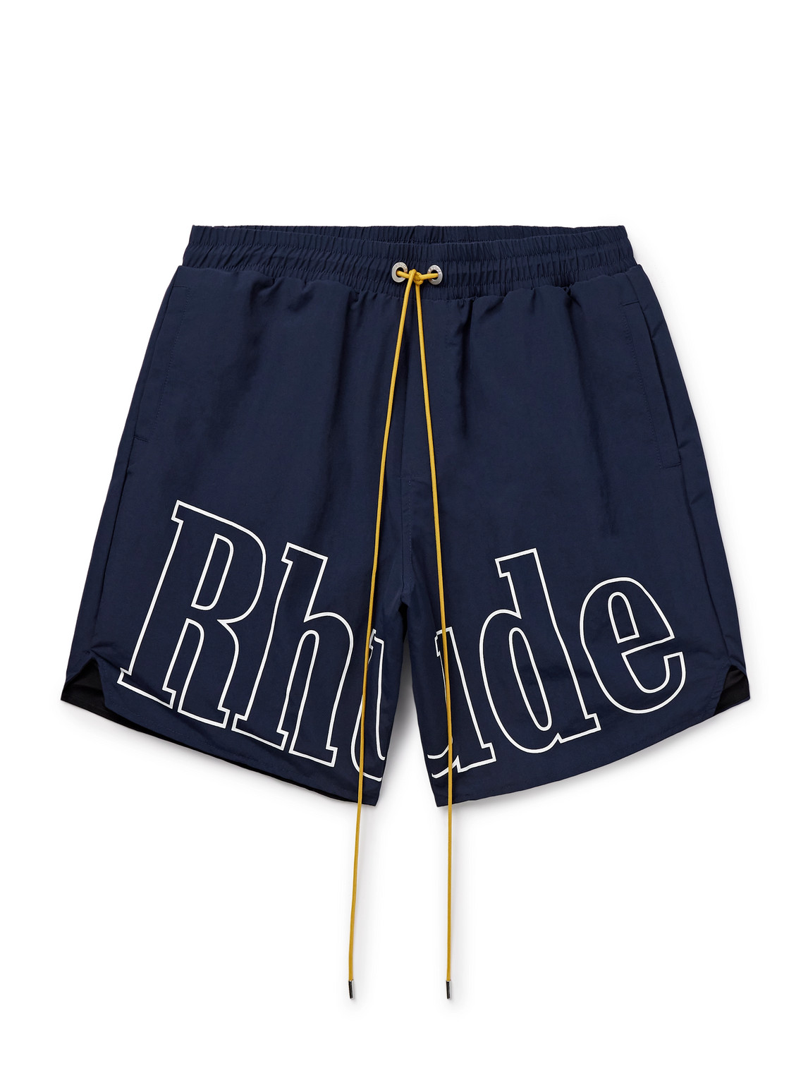 Rhude Straight-leg Logo-print Nylon Drawstring Shorts