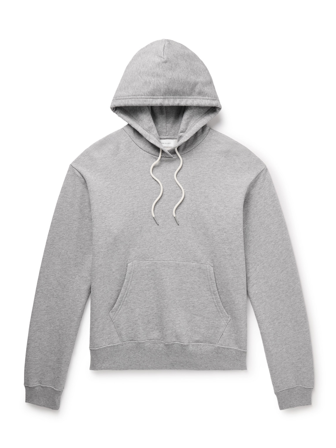 John Elliott Beach 2 Cotton-jersey Hoodie In Gray