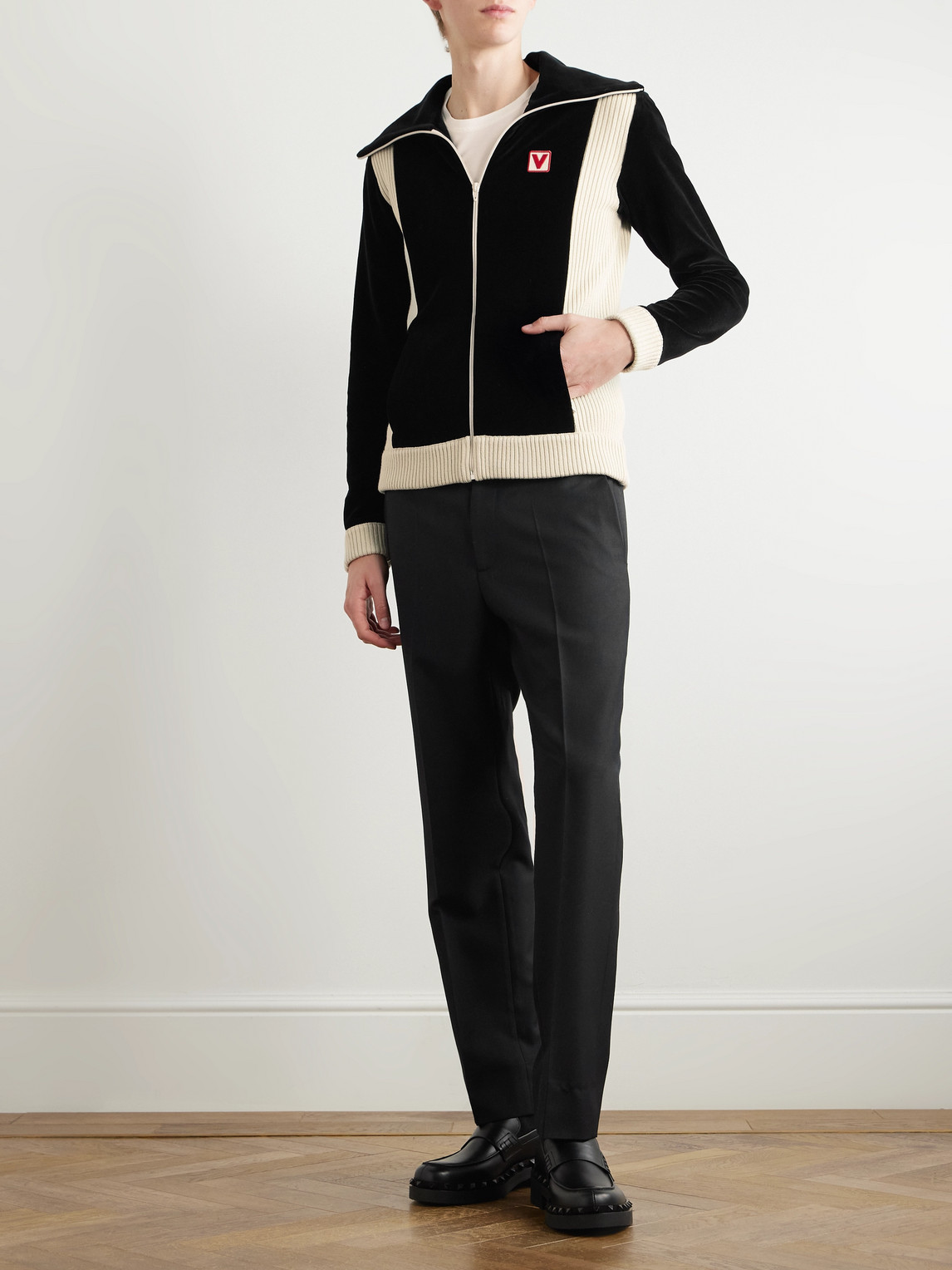 Valentino Chez Sweatshirt In Black