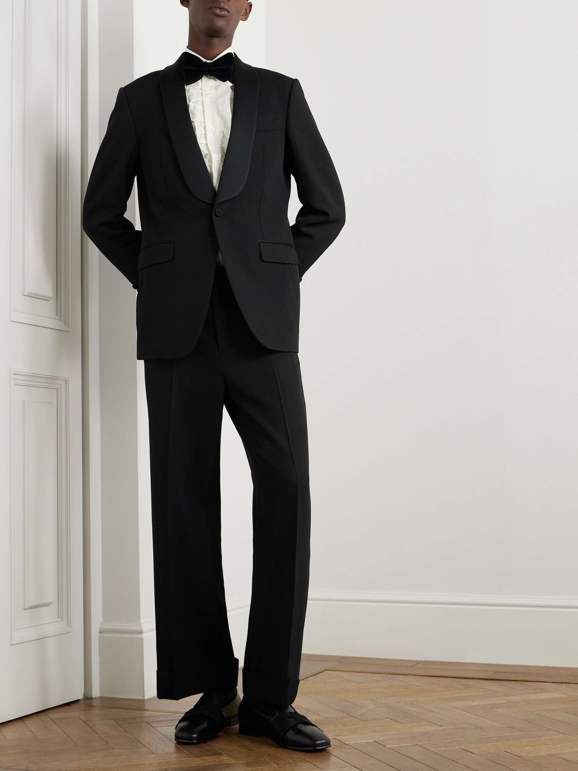 VALENTINO GARAVANI Belted Sequin-Embellished Cotton-Velvet VALENTINO GARAVANI Belted Sequin-Embellished Cotton-Velvet