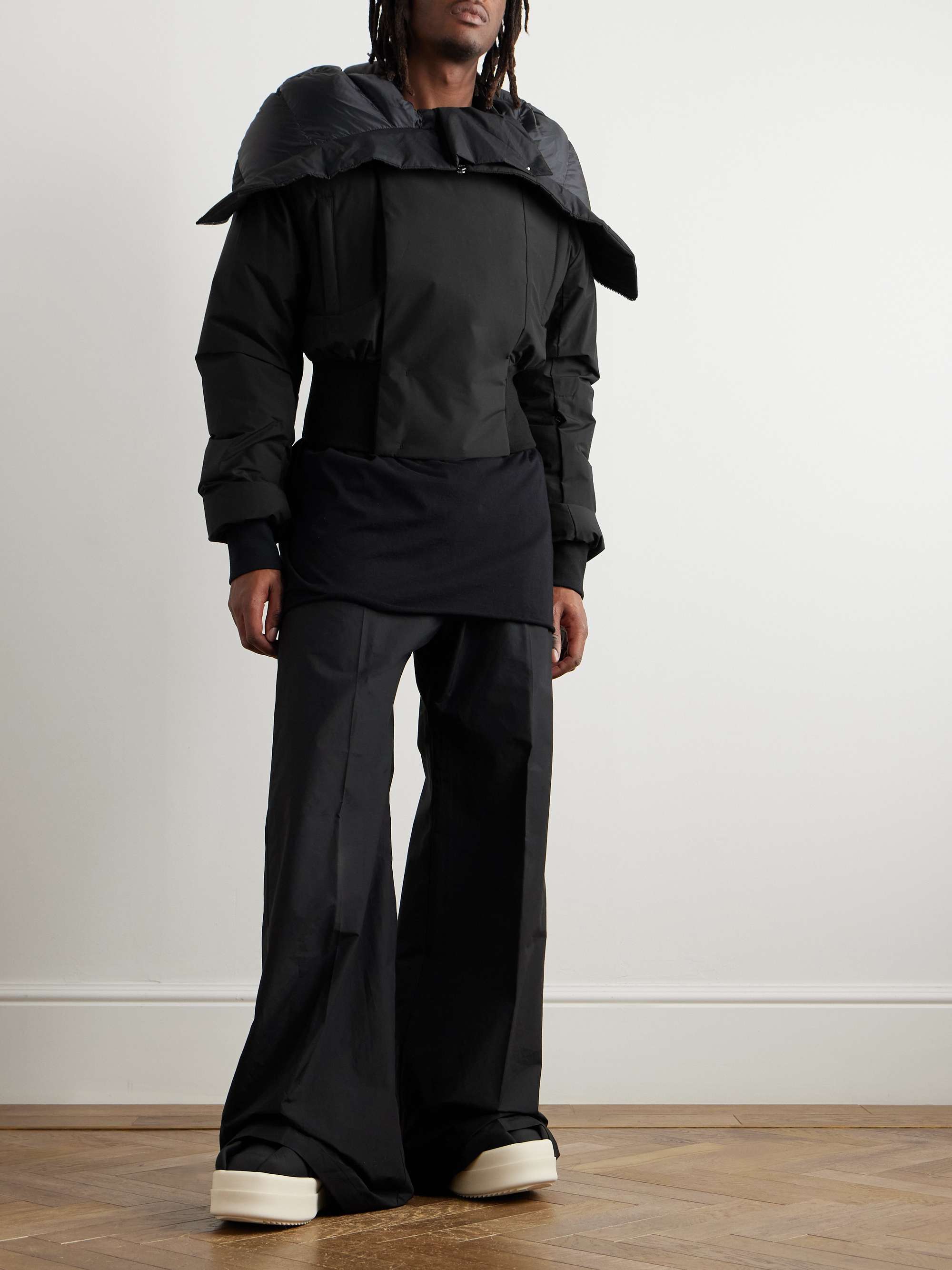 Rick owens quilted shell down jacket on sale