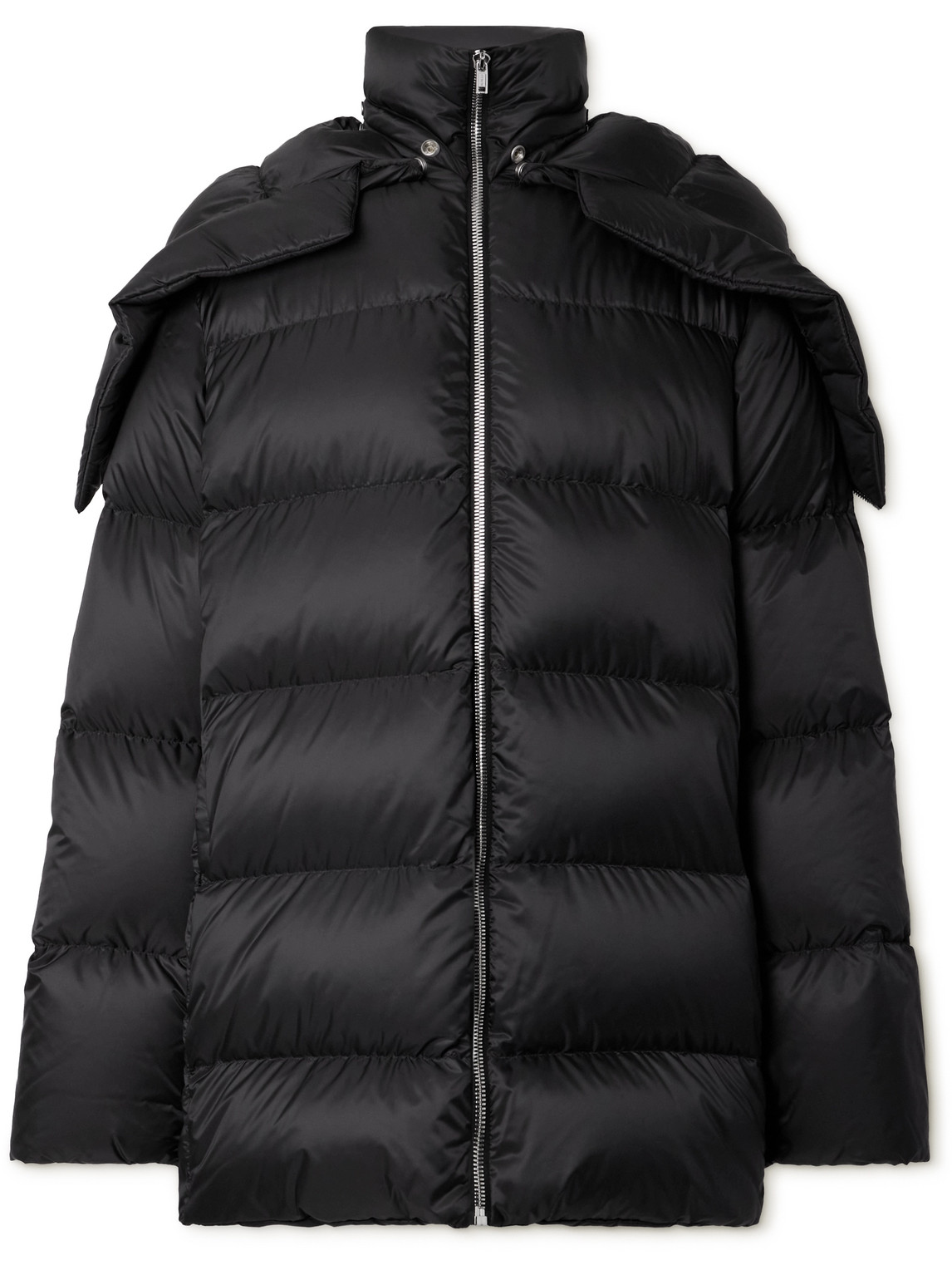Rick Owens X Moncler Cyclopic Puffer Jacket In Black