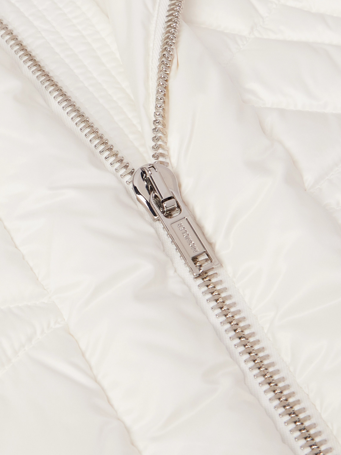Rick Owens Moncler Logo-appliquéd Quilted Padded Shell Down Gilet In White