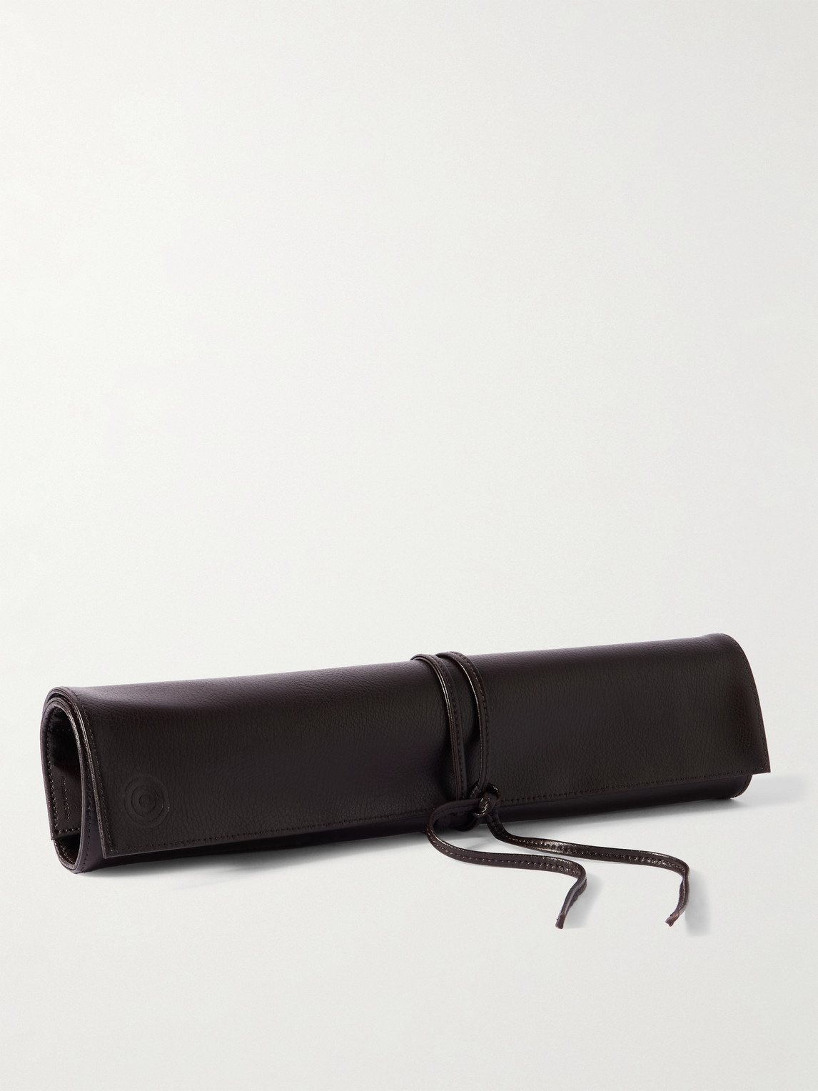 WOLF – WM Brown Textured Vegan Leather Knife Roll