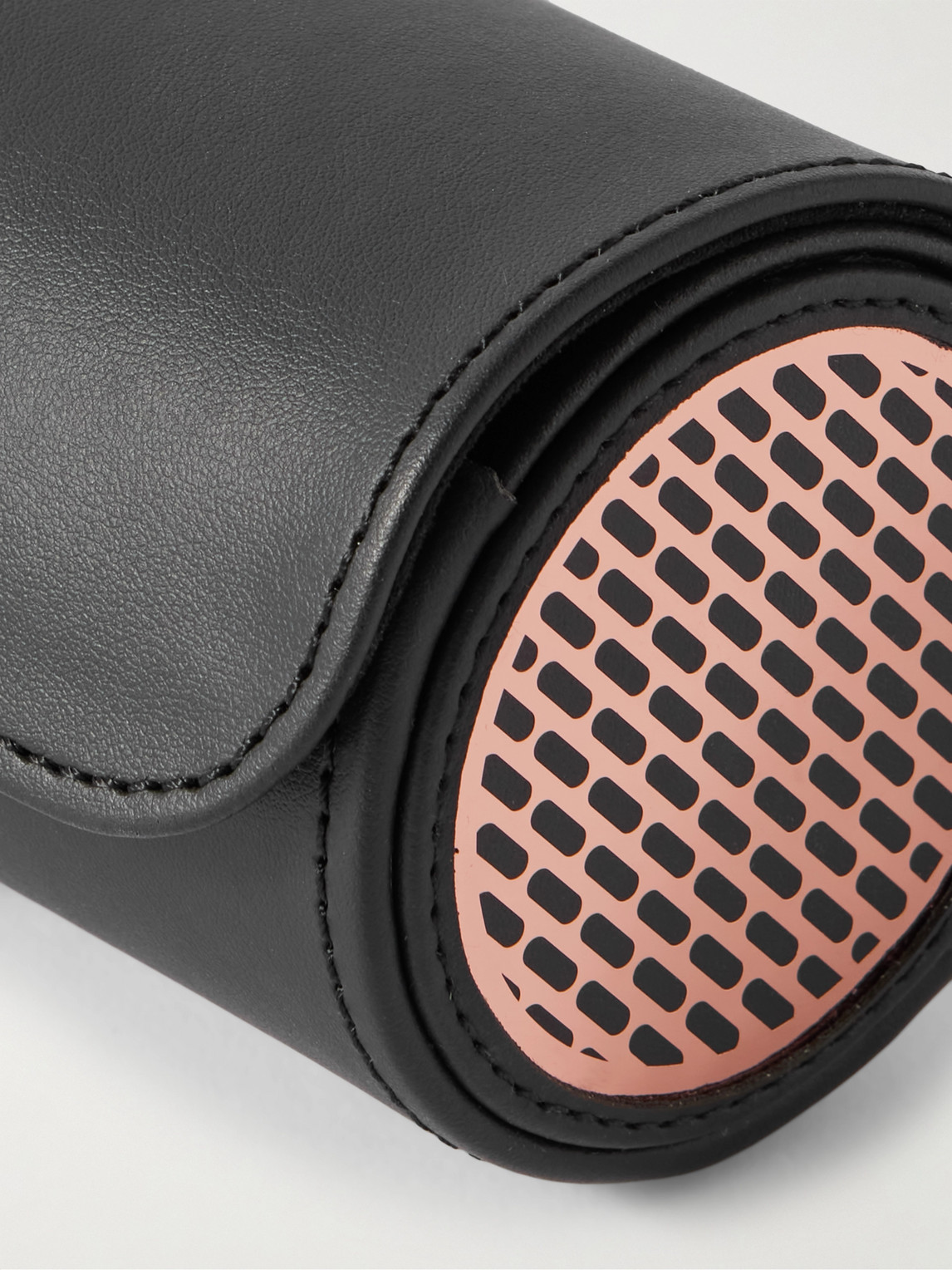  Wolf - Axis Vegan Leather Watch Roll - Men - Black 