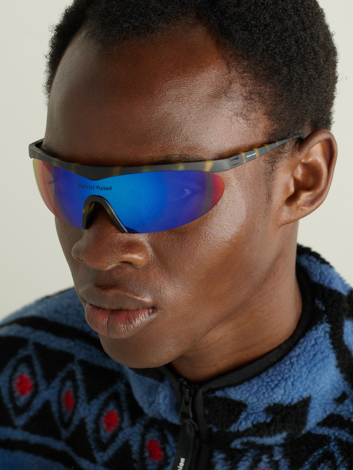 Koharu Eclipse D-Frame Polycarbonate Mirrored Sunglasses — 2